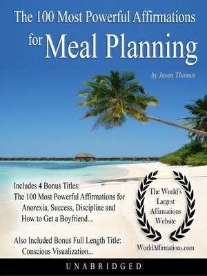 cover image of The 100 Most Powerful Affirmations for Meal Planning